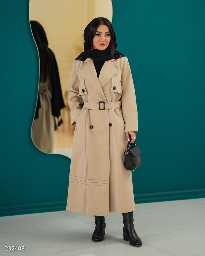 بارانی مدل ژوبین کد ۲۳۲۴