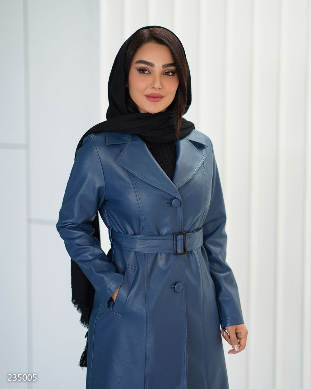 پالتو چرم مدل هرمینا کد 2350